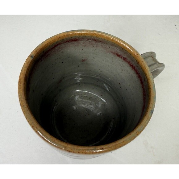 Set Vtg 70’s Jim Laeur Glazed Potter Mugs Pottery Mid Century  stunning - Picture 7 of 9